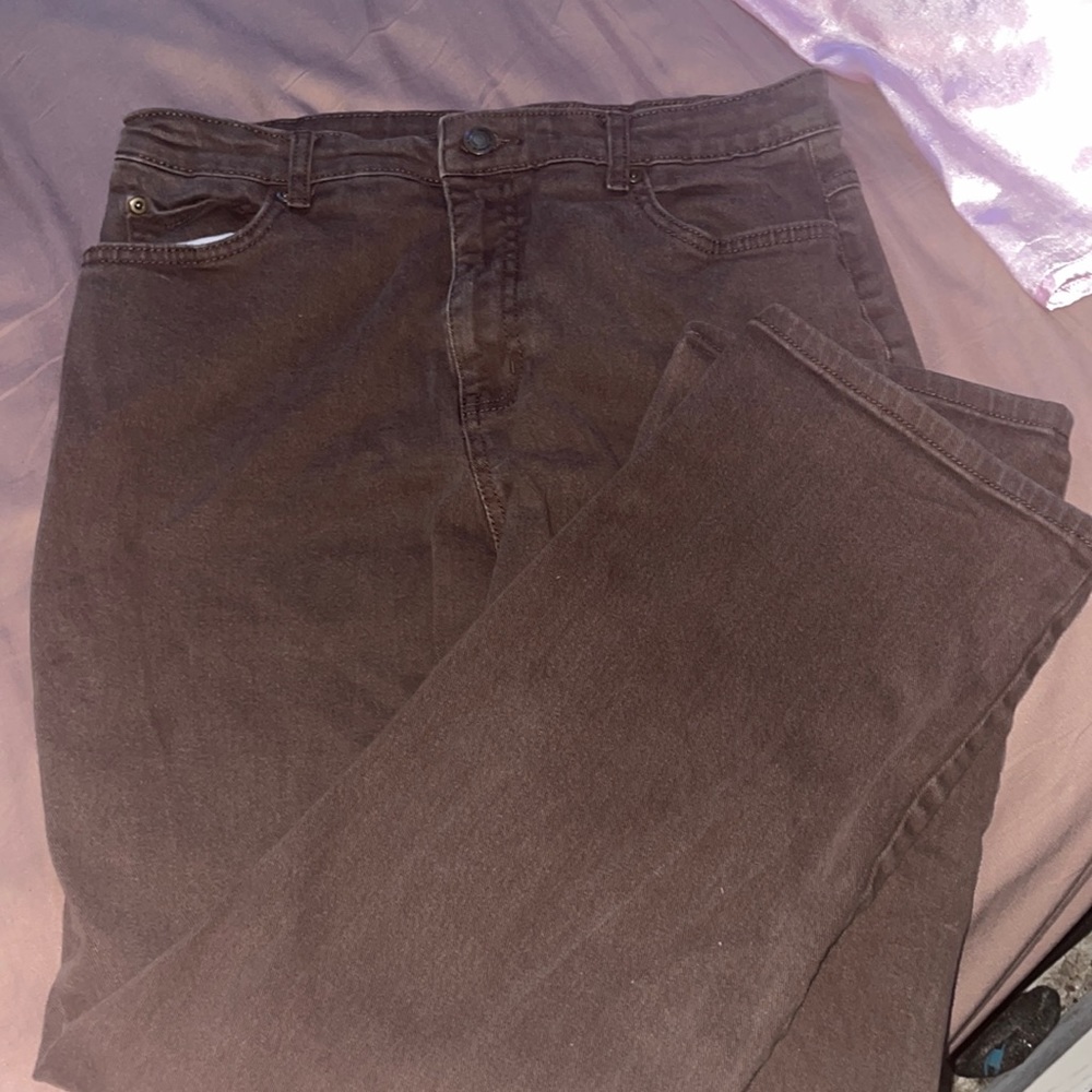 Kim Rogers Brown Boyfriend Jeans